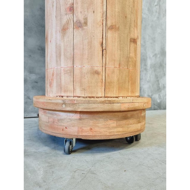 Vintage Industrial Drinks Cabinet in Pine, 1930s For Sale - Image 11 of 18