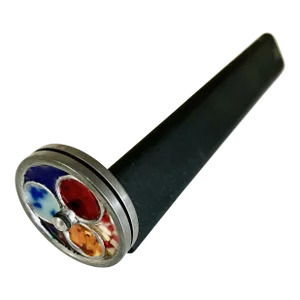 Antique Metal & Stained Glass Kaleidoscope