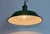 Industrial Green Enamel Factory Pendant Lamp from Revo, 1950s For Sale - Image 10 of 18