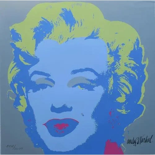 Hollywood Regency 1986 Carnegie Museum of Art Andy Warhol Marilyn Monroe Lithograph For Sale - Image 3 of 3