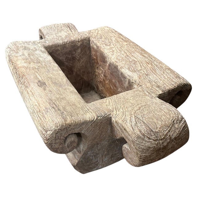 Andrianna Shamaris Wabi Sabi Teak Wood Vessel For Sale In New York - Image 6 of 18