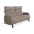 Cumuly 4711 Two-Seater Grey Taupe Sofa in Fabric from Himolla For Sale - Image 5 of 15