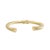 Early 21st Century David Yurman Cablespira X 14k Yellow Gold 6mm Ct Diamond Cuff Bangle Bracelet For Sale - Image 5 of 8