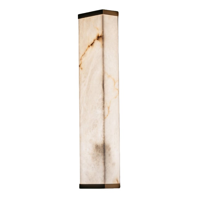 AD 1930 Wall Lamp by United Alabaster For Sale