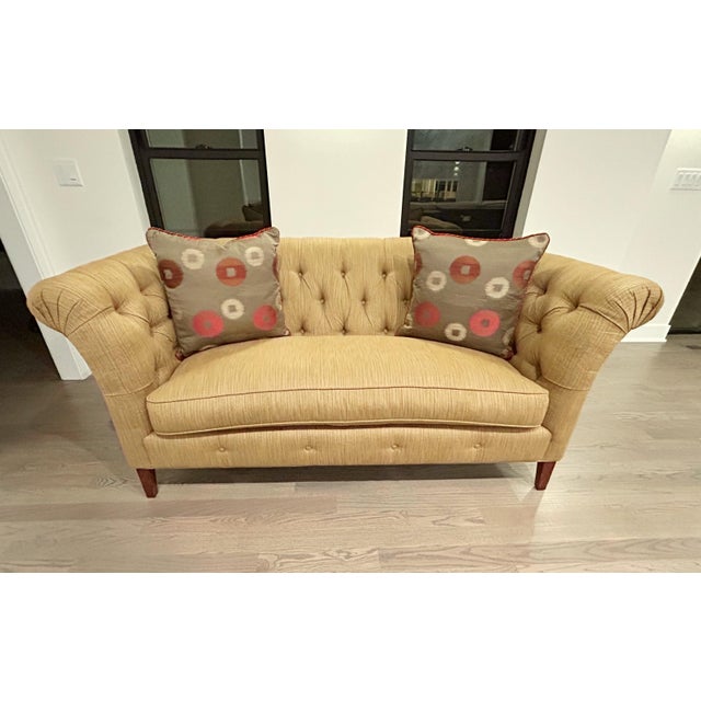 Textile Bridgeport Condo Sofa From Walter E. Smithe For Sale - Image 7 of 8