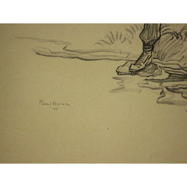 Traditional "Brooks Brothers Calendar, April 1945" For Sale - Image 3 of 5