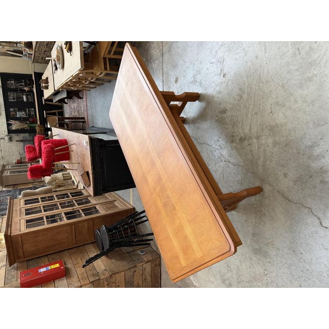 Extendable Table by Guillerme and Chambron for Votre Maison, 1970s For Sale - Image 3 of 18