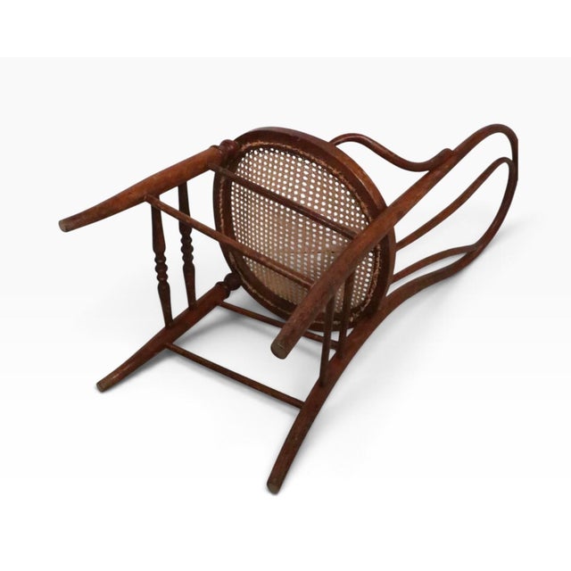 Set of Four Late 19th Century Bentwood Bistro Cafe Dining Chairs For Sale - Image 14 of 14