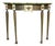 Irish Neoclassic Marble Mounted Console Table For Sale