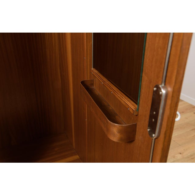 Mid-Century Walnut Wardrobe by Bohumil Landsman for Jitona Soběslav, Czechoslovakia, 1960s For Sale - Image 13 of 18