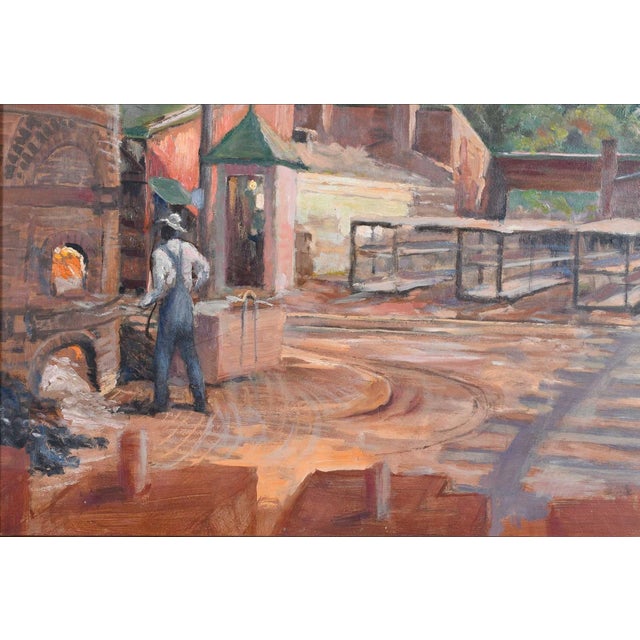 Mid 20th Century Mid 20th Century Impressionist John Thomason Painting For Sale - Image 5 of 7