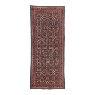 Antique Persian Mahal Rug, 04'07 X 11'00 For Sale
