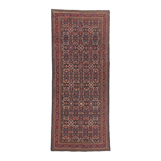Antique Persian Mahal Rug, 04'07 X 11'00 For Sale