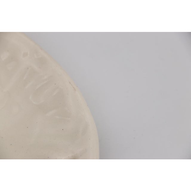 French White Majolica Gien Oyster Plate For Sale - Image 11 of 15