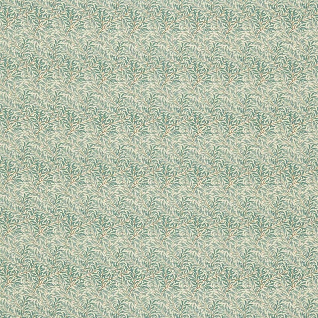 Morris & Co Willow Bough Minor Fabric in Willow Green/Brown - a Sample For Sale