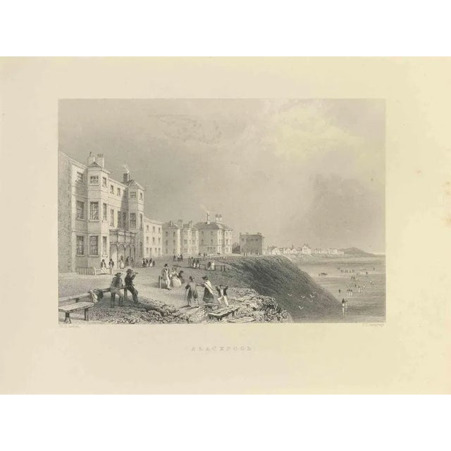 Blackpool is an etching realized in the Early-20th Century by J.C. Armytage. Signed in plate. The artwork is realized in a...