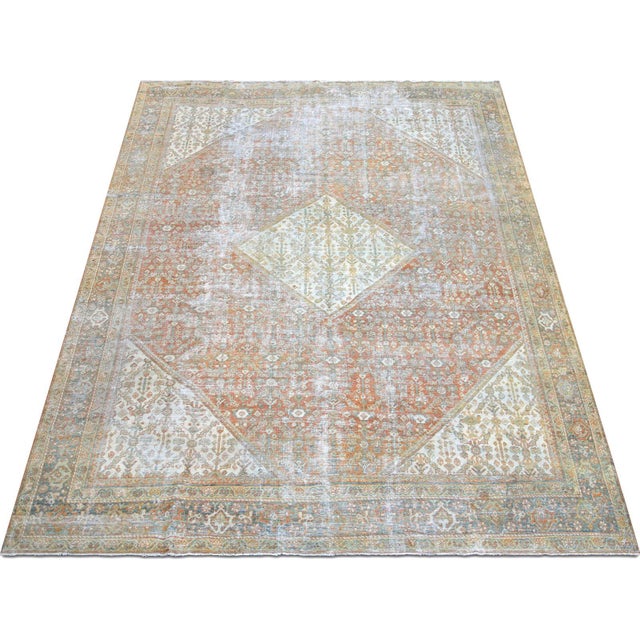 1920s Persian Mahal Rug For Sale In Los Angeles - Image 6 of 6