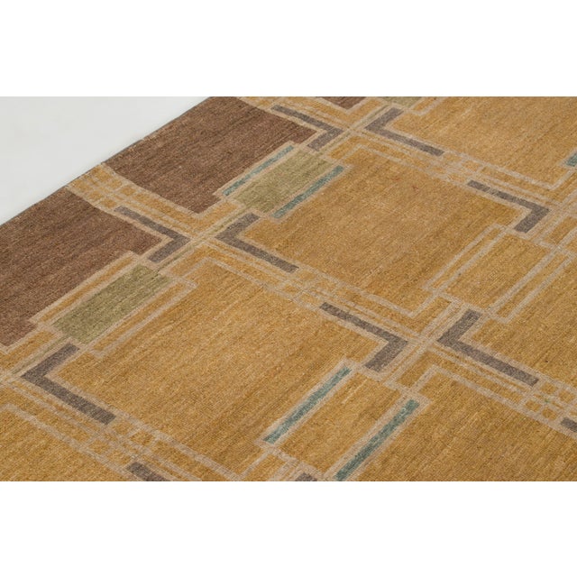 Rug & Kilim Contemporary Scandinavian Style Geometric Wool Rug by Rug & Kilim, India For Sale - Image 4 of 11