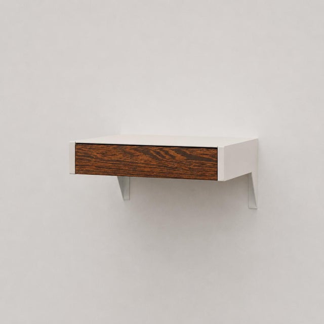 Brown DD01 Bergeijk Wall System Nightstands by Martin Visser for Spectrum, 1960s, Set of 2 For Sale - Image 8 of 10