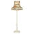 Painted Floor Lamp with Vintage Floral Shade For Sale - Image 9 of 9