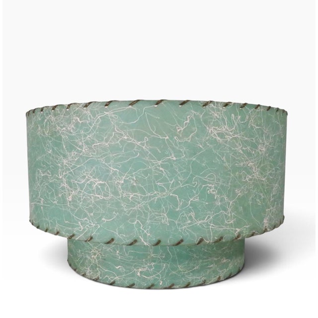 Mid 20th Century Mid Century Modern Fiberglass Lamp Shade For Sale In New York - Image 6 of 10