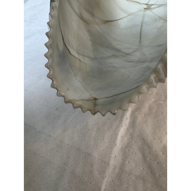 Murano Glass Cartoccio Seashell Centerpiece Bowl For Sale - Image 9 of 12