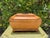 Vintage 13” Leather Decorative Box With Gilt Tooling For Sale - Image 4 of 12