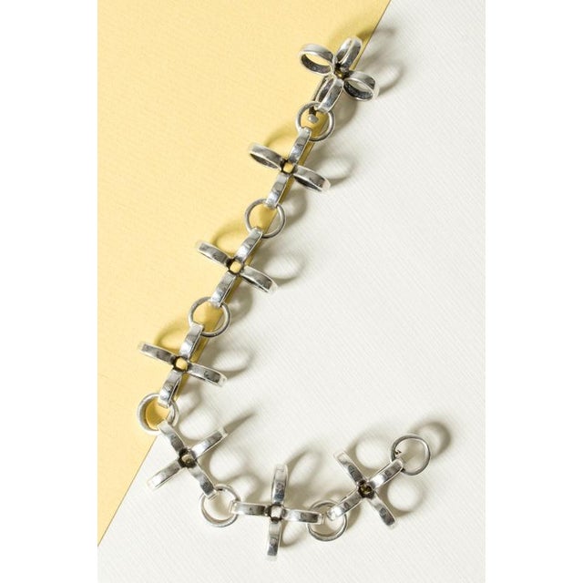 1970s Silver Bracelet from Cecilia Johansson, 1972 For Sale - Image 5 of 9