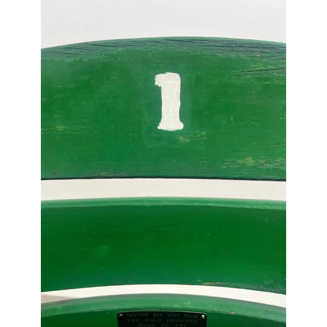 Orange Genuine Polo Grounds Figural Stadium Box Seat #1 - Ny Giants Yankees Mets Chair For Sale - Image 8 of 12