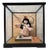 Hina-Ningyō Girl with Temari Ball Doll with Glass Display Case, 1970s For Sale