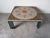 Striking circa 1980s coffee table featuring a beautifully detailed hand-laid mosaic top with a central floral medallion...
