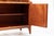 Scandinavian Modern Figured Mahogany Secretary Bookcase Cabinet 1960s For Sale - Image 14 of 17