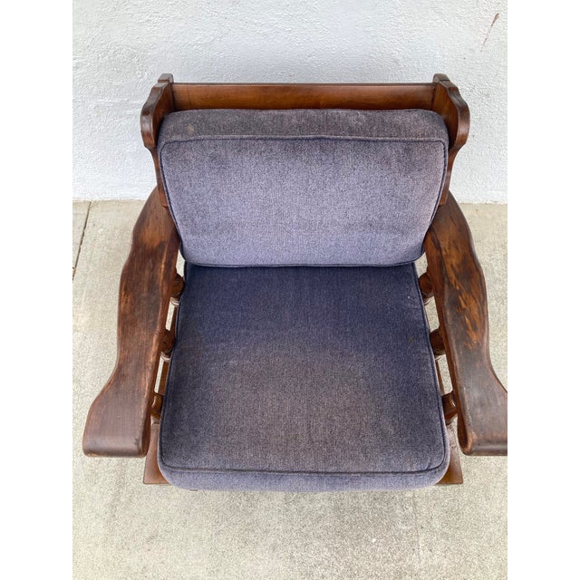 Brown Reduced Rancho California Rocker Arm Chair For Sale - Image 8 of 11