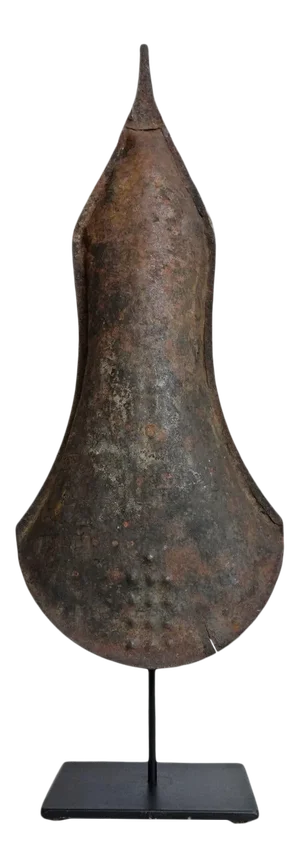 Antique Nigerian Tribal Iron Gong Bell Currency