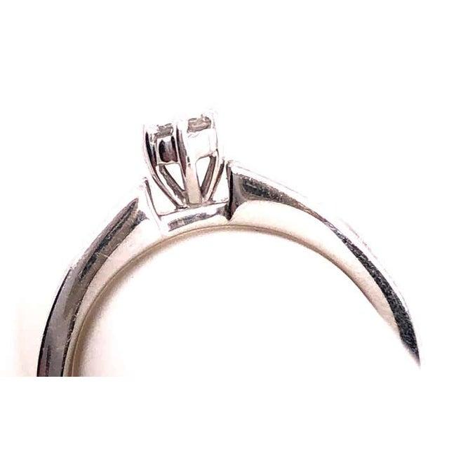14 Karat White Gold Semi Mount Diamond Engagement Fashion Ring 0.53 TDW, Size 6.75 For Sale - Image 10 of 10