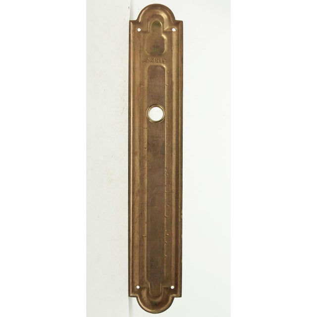 French Single French 11.375 In. Back Plate For Sale - Image 3 of 4