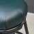 Black Grasso Stool in Green Leather & Black Lacquered Metal by Stephen Burks For Sale - Image 8 of 13