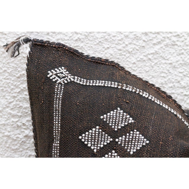 Oasis Dusk Large Silk Rug Pillow For Sale In Los Angeles - Image 6 of 8