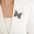 Metal Boho Chic 10Ct Multi Gem & Diamond Butterfly Statement Brooch Pin Pendant in 925 Silver For Sale - Image 7 of 15