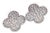Van Cleef & Arpels White Gold Magic Alhambra Diamond Earrings, Pair For Sale