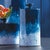 In a clever use of enameled iron, this lightweight, elongated ombre beauty is painted by hand in a deep blue palette taken...