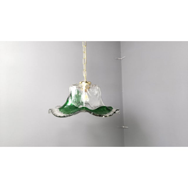 Vintage Murano Glass Pendant Light from Mazzega, 1960s, in Good conditions. Designed 1960 to 1969 Up to 250V (Europe/UK...