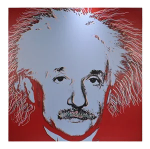 Einstein State I, a Pop-Art Screen-Print of Albert Einstein by Sak Steve Kaufman