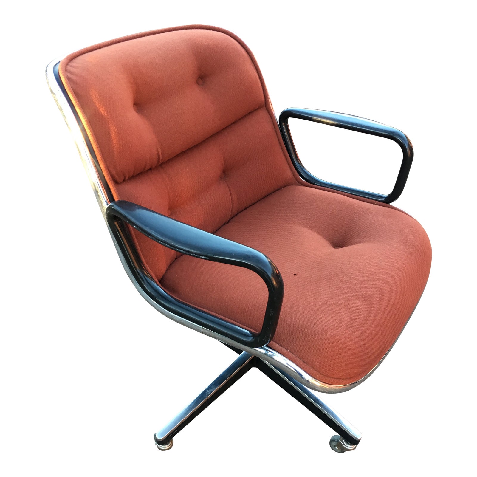 Vintage Mid Century Charles Pollock for Knoll Executive ...