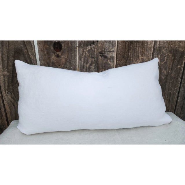 Pillow Cover Only FRONT SIDE: Alan Campbell Citra Multi Turquoise fabric. BACK SIDE: PERENNIALS WHITE LINEN SIZE: 20" W x...