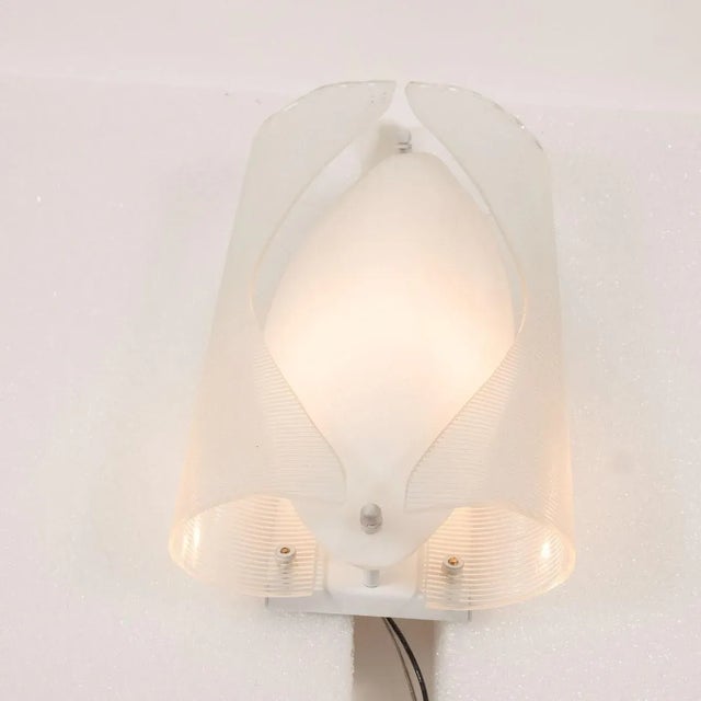 Glass Organic Sculptural Glass Sconces by Marcelo Bessa - a Pair For Sale - Image 7 of 9