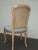 Set of Four Vintage French Provincial Louis XVI Blue Leather Cane Dining Chairs For Sale - Image 12 of 12
