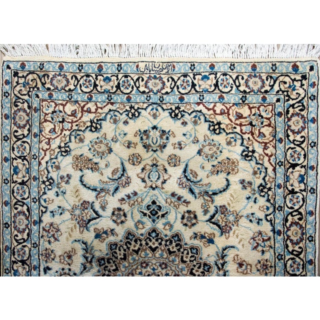 Vintage Persian Naein Rug For Sale - Image 12 of 16