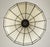 Metal Vintage Arts & Crafts Dale Tiffany Stained Glass Pendant Light For Sale - Image 7 of 9