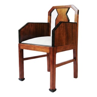 Art Deco Amsterdam School Armchair, 1930 For Sale